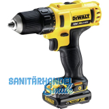 DEWALT Akku-Bohrschrauber DCD710D2 12 Volt / 2,0 Ah (IEC) Li-Ion
