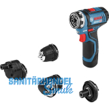 BOSCH Akku-Bohrschrauber GSR 12V-15FC 12 Volt / 2,0 Ah Li-Ion