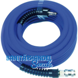 DL-Gummischlauch L�nge 10 m mit Kupplung u. Nippel 10 x16 mm