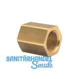 Druckluft Muffe mit IG 3/8" aus Messing