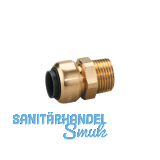 SCHNEIDER Einschraubsteckverbinder gerade AG 1/2" f�r 22 mm Druckluftrohr