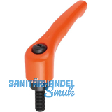 Kipp Klemmhebel mit Gewindestift M 10 x 30 mm