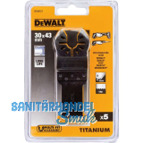DEWALT Multi Tool S�geblatt Titan DT 20727 Breite 30mm L�nge 43mm (5 St�ck)