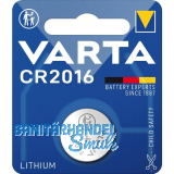 VARTA Batterie Knopfzelle CR2016 3 Volt (1St)