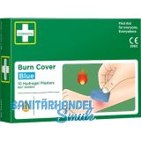 CEDERROTH Hydrogelpflaster Burn Cover blau 10 Pflaster 74 x 45 mm