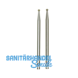 PROXXON Diamant Schleifstift Form KU Kugelkopf 1,0 mm (2 St�ck) Schaft 2,35 mm