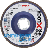 BOSCH Schleiflamellenteller Best for Metal X-LOCK gerade Ø 125 mm Korn 120 BOSCH Schleiflamellenteller Best for Metal X-LOCK gerade Ø 125 mm Korn 120