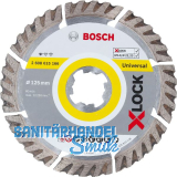 BOSCH X-LOCK Diamant-Trennscheibe Standard for Universal 125x2,0 mm