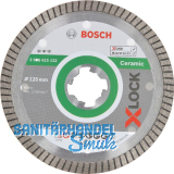 BOSCH X-LOCK Diamant-Trennscheibe Best for Ceramic extra clean turbo 125x1,4 mm