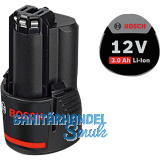 BOSCH Akku / Ersatzakku GBA Stab-Form 12 Volt / 3,0 Ah (IEC) Li-Ion