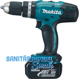 MAKITA Akku-Schlagbohrschrauber DHP453RFE 18 Volt / 3,0 Ah (IEC) + 2 Akkus
