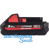MILWAUKEE Akku / Ersatzakku M18 HB3 18 Volt / 3,0 Ah Li-Ion