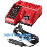 MILWAUKEE Auto-Ladeger�t M12-18 AC f�r 12, 14, 18 Volt Li-Ion