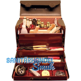 Werkzeugtasche Vielzweck Leder mit Tischler Handwerkzeug 35-teilig
