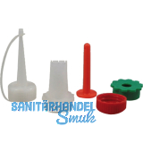 Ersatzd�se Form B zu Plastik Leimspritze mit 5 verschiedene Wechseld�sen