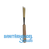 STUBAI Bildhauer-Stechbeitel geschliffen mit Holzheft Form 2 Breite 25 mm