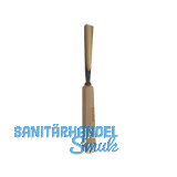 STUBAI Bildhauer-Stechbeitel geschliffen mit Holzheft Form 8 Breite 12 mm
