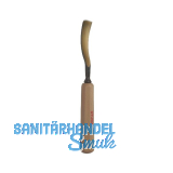 STUBAI Bildhauer-Stechbeitel geschliffen mit Holzheft Form 16 Breite 2 mm
