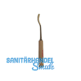 STUBAI Bildhauer-Stechbeitel geschliffen mit Holzheft Form 21 Breite 16 mm