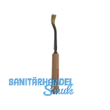 STUBAI Bildhauer-Stechbeitel geschliffen mit Holzheft Form 24 Breite 16 mm