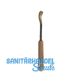 STUBAI Bildhauer-Stechbeitel geschliffen mit Holzheft Form 28 Breite 6 mm