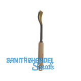 STUBAI Bildhauer-Stechbeitel geschliffen mit Holzheft Form 32 Breite 6 mm