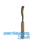 STUBAI Bildhauer-Stechbeitel geschliffen mit Holzheft Form 40 Breite 6 mm