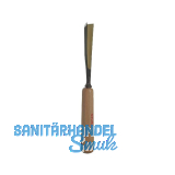 STUBAI Bildhauer-Stechbeitel geschliffen mit Holzheft Form 41 Breite 6 mm