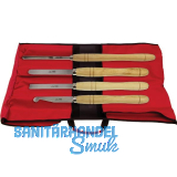 STUBAI HSS Drechseleisen Satz Ausf�hrung Querholz 4-teilig