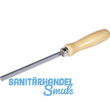 ULMIA Ziehklingenstahl runde Ausf�hrung mit Holzheft � 9,5 mm L�nge 265 mm