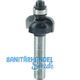 ENT Hohlkehlfr�ser mit Kugellager Radius 8 mm