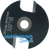 ENT Scheibennutfr�ser HW ohne Fr�sspindel 40 x 2 mm