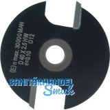 ENT Scheibennutfr�ser HW ohne Fr�sspindel 40 x 2,5 mm
