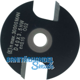 ENT Scheibennutfr�ser HW ohne Fr�sspindel 40 x 3,5 mm