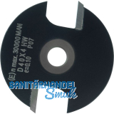 ENT Scheibennutfr�ser HW ohne Fr�sspindel 40 x 4 mm