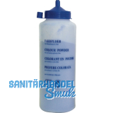 KAUFMANN Farbkreide blau in Pulverform 1000 Gramm in Flasche
