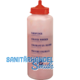 KAUFMANN Farbkreide rot in Pulverform 1000 Gramm in Flasche