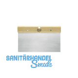 Japanspachtel rostfrei mit Holzgriffleiste Breite 160 mm