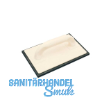 KAUFMANN Kunststoff Reibbrett mit 8 mm Moosgummi 240 x 150 mm