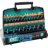 ENT Fr�serkassette HW 22-teilig in Kunststoffbox