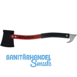 STUBAI Leichtaxt mit Alustiel und Abgleitschutz L�nge 450 mm
