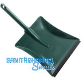 MASTA Kehrrichtschaufel aus Stahlblech mit Gummilippe Breite 215 mm