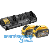DEWALT Akku-Starterkit-Set DCB132x5 18 Volt/54V 2 St�ck 9Ah Akkus und Ladeger�t