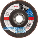 BOSCH Schleiflamellenteller X571 Best for Metal ø 125 mm Korn 60 BOSCH Schleiflamellenteller X571 Best for Metal ø 125 mm Korn 60