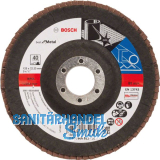 BOSCH Schleiflamellenteller X571 Best for Metal ø 125 mm Korn 40 BOSCH Schleiflamellenteller X571 Best for Metal ø 125 mm Korn 40