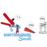 KAUFMANN Fliesen Nivelliersystem Starter-Set 3-teilig