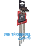 STUBAI Sechskant Stiftschl�ssel-Satz 2250 lang Kugelkopf 1.5-10 mm 9-teilig