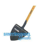 KRENHOF Spitzschaufel geschmiedet mit Feder mit Stiel Gr��e 280 x 290 mm