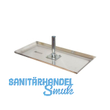 KRENHOF Alu-Betonschieber mit Gelenk-Stielhalterung 980 mm