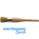 Kapsel Pinsel Gr��e 8 � 16 mm mit hellen Borsten und rohem Stiel
